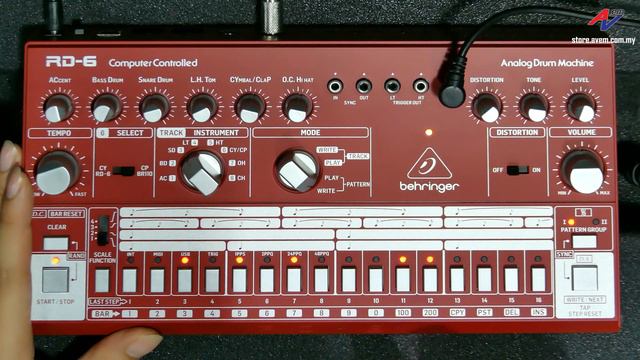 【AVEM 】 Buat Irama Muzik dgn Behringer RD-6 Rhythm Designer / Drum Machine - From Zero to Hero Epi смотреть онлайн