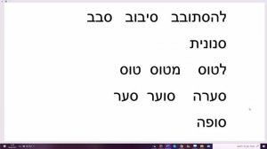 10 Основы теории смыслового значения букв в иврите - буква Самех ס "пустое пространство"