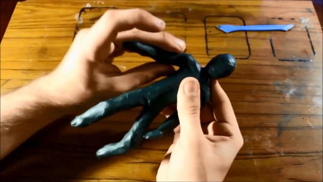 Лепка: фигура человека конструктивный способ | Molding: human figure constructive way смотреть онлайн