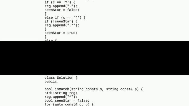 Wildcard Matching: LeetCode 44 смотреть онлайн