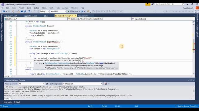 How to Export Database Data to Excel file in ASP.NET Core смотреть онлайн