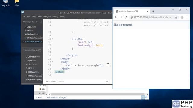 056 Attribute Selector смотреть онлайн