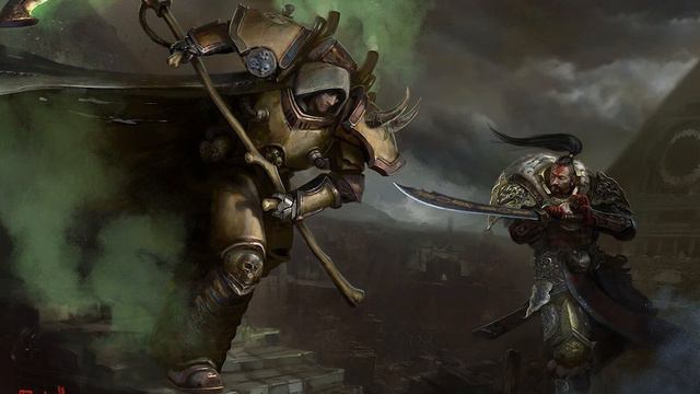 Mortarion tries to convince Jaghatai Kahn to join Chaos смотреть онлайн