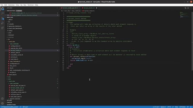 Codecast: Create a RubyGem 57: Write the harvest_totals method смотреть онлайн