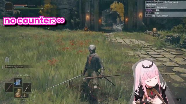 Calli's Reaction when Her Controller DIED while Fighting in Elden Ring смотреть онлайн