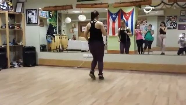 SALSA CUBANA (CASINO) Intermediate. Olga Samoilova смотреть онлайн