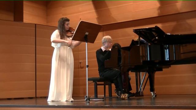 Maurice Ravel: Violin Sonata in G-Majot, 1st Movment - Kalliopi Zavridi