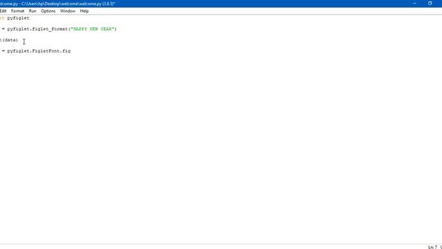 Wishing Happy New Year 2021 Using ASCII Art in Python | IN HINDI смотреть онлайн