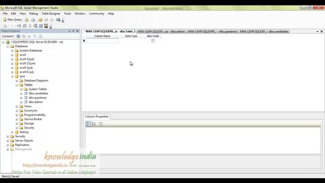 Database Design - Primary/Foreign Key - Choosing Datatypes - Identity Seed - Quiz Website смотреть онлайн