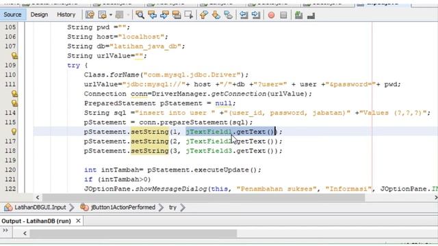 java db GUI смотреть онлайн