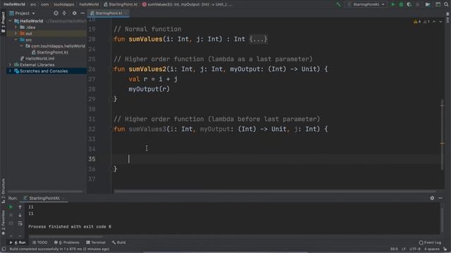 Mastering Kotlin - 035 - Kotlin Higher order function and lambda - Kotlin Tutorial Bangla смотреть онлайн