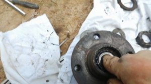 замена заднего ступичного подшипника ауди 80