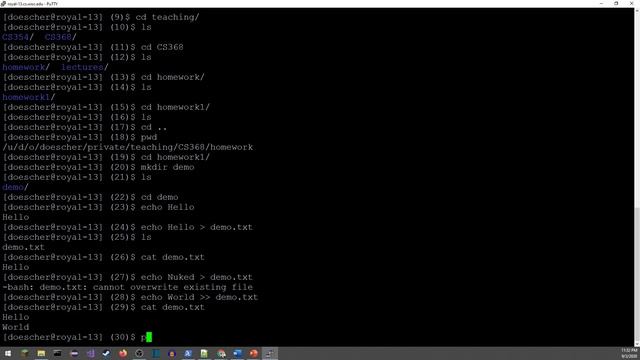 CS 368 C++ for Java Programmers: Homework 1 Terminal and CSL Machines смотреть онлайн