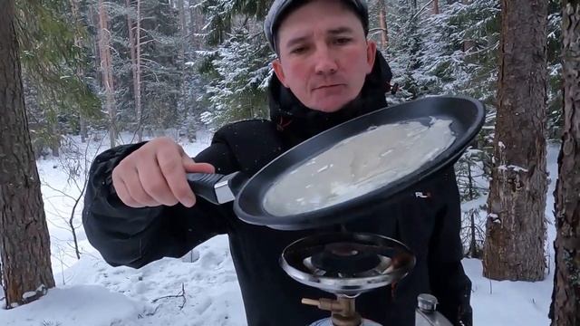 Газовый баллон в зимнем походе #кудатоходы #поход смотреть онлайн