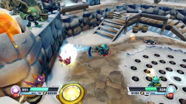 Skylanders PVP Battle Arena: Spyro VS Gill Grunt EP1 P1 смотреть онлайн