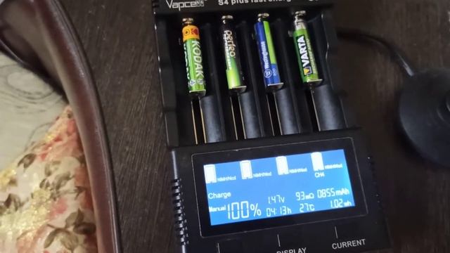 Тест ААА аккумуляторов Varta, Kodak, Westinghouse, Perfeo, устройством Vapcell S4 Plus от 12.2021.