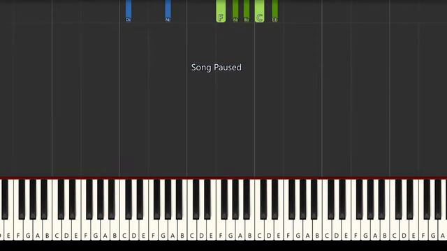 Grover Washington Jr - Just the two of us (F minor) [Synthesia] (Piano tutorial) смотреть онлайн