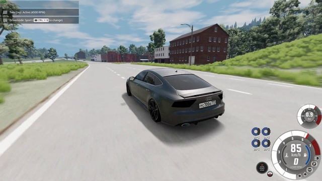 Beamng drive Audi RS 7 смотреть онлайн