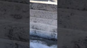 Свайный фундамент треснул? Или как пережил первую зиму не нагруженный Свайно-Ростверный фундамент.