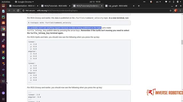 ROS Tutorial #08 ROS Noetic Understanding ROS Topics
