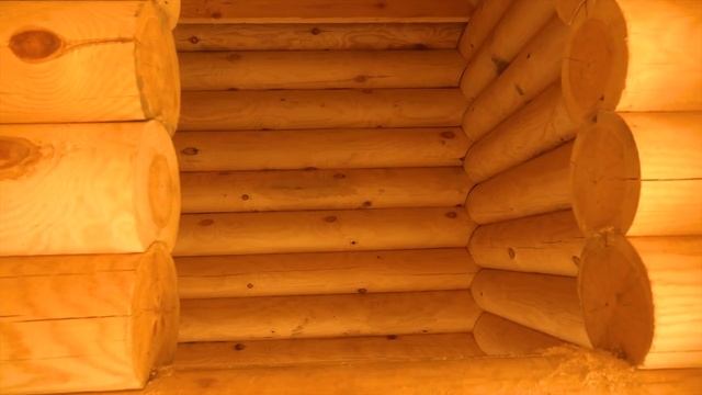 Баня из бревна в Огоньково! Отличная планировка смотреть онлайн