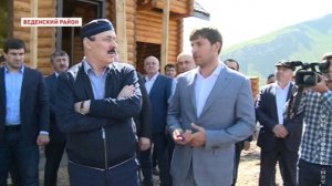 РАМЗАН КАДЫРОВ И РАМАЗАН АБДУЛАТИПОВ ОЗНАКОМИЛИСЬ С ХОДОМ СТРОИТЕЛЬСТВА КУРОРТА «КЕЗЕНОЙ-АМ»