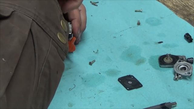 Carburetor Clean And Rebuild On The Stihl FS90R