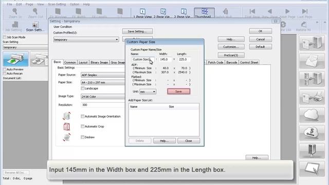 Panasonic "Image Capture Plus" Demo - Long Paper Mode (Oversized Document) смотреть онлайн