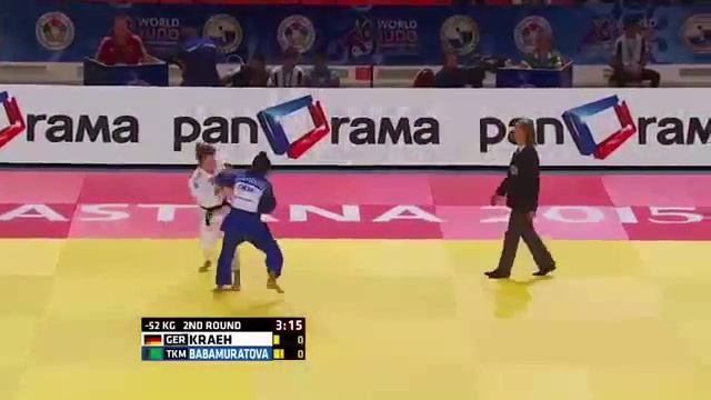 WMJudo2015Day02 W52 Kraeh смотреть онлайн