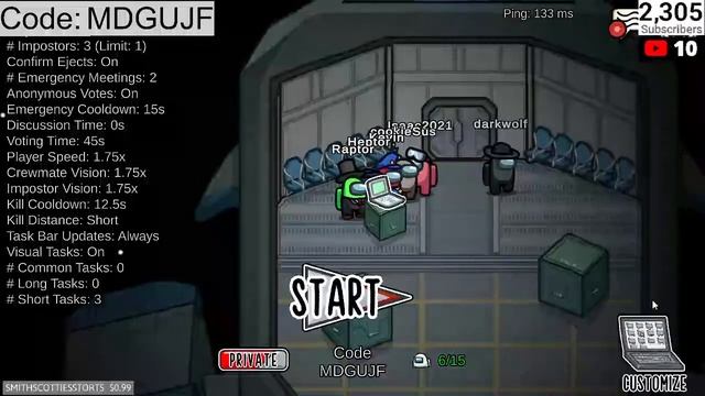 Among Us [Test Stream] смотреть онлайн