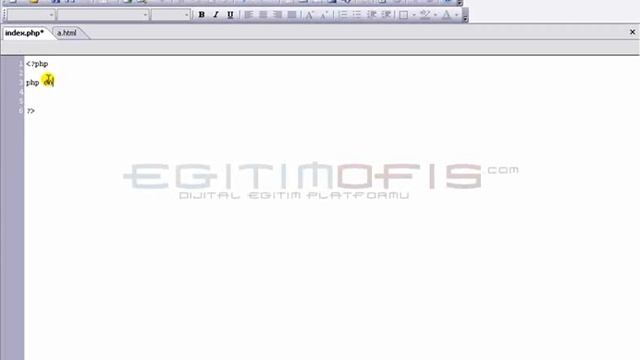 Ders 02 - Echo - Print Yazdırma Komutları.flv смотреть онлайн