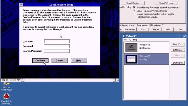 Installing Windows NT 3.51 Build 1002 on Connectix Virtual PC смотреть онлайн