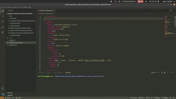 How to setup Grafana Prometheus Node Exporter and Cadvisor together to get a powerful monitoring