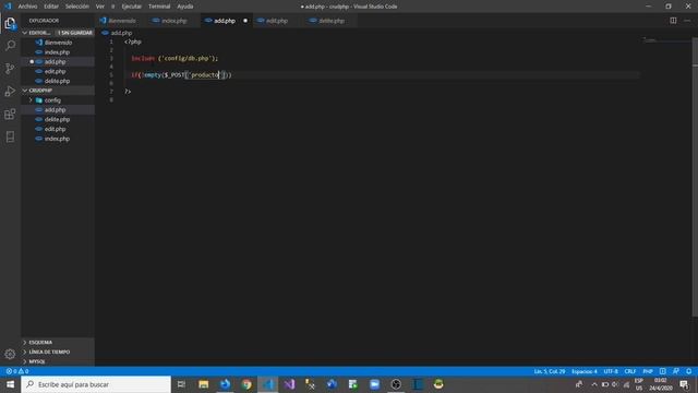 CRUD en PHP y MYSQL смотреть онлайн