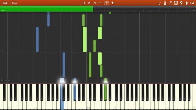 Lilium - Elfen Lied [Piano Tutorial] (Synthesia) смотреть онлайн