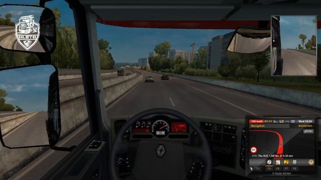 renault premium driving for EURO TRUCK SIMULATOR 2 смотреть онлайн