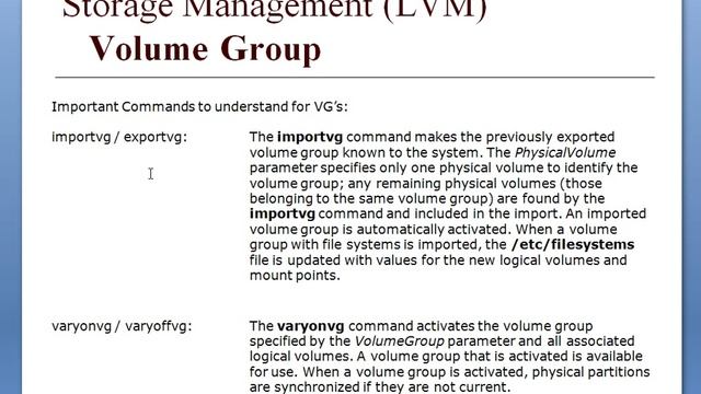 AIX Course LVM part3 смотреть онлайн