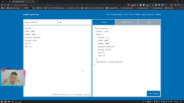 Как Сделать Сниппет В Sublime Text, Vs Code? // Sublime Text Snippet, Сниппеты В Vs Code смотреть онлайн