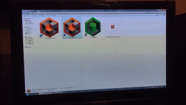 AMD HD3D Technology Test with Panasonic 3D HDTV (TriDef) смотреть онлайн