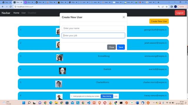 React: crud application смотреть онлайн