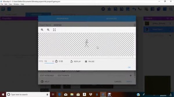 How to make walking,jumping, animation in gdevelop 5