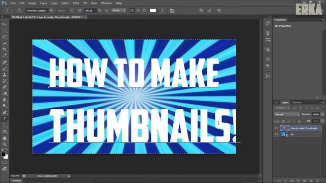 How To Make Thumbnails In Photoshop (2016)