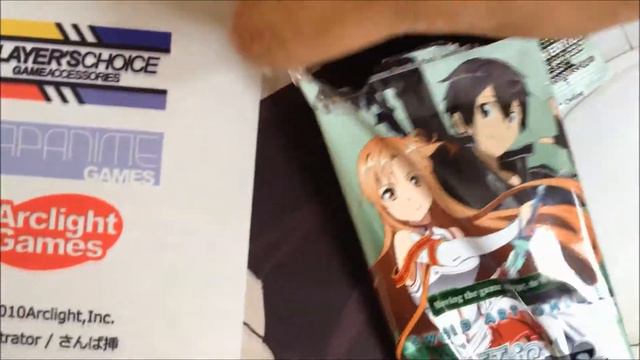 Sword Art Online unbox English version Weiss Schwarz смотреть онлайн