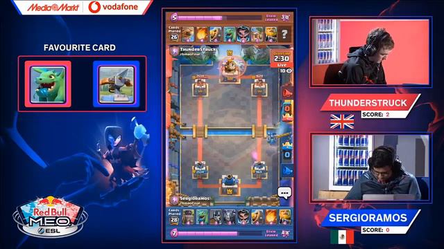 [GRAN PARTIDA] Sergio Ramos vs Thunderstruck | Red Bull M.E.O. by ESL Clash Royale World Final 2019 смотреть онлайн
