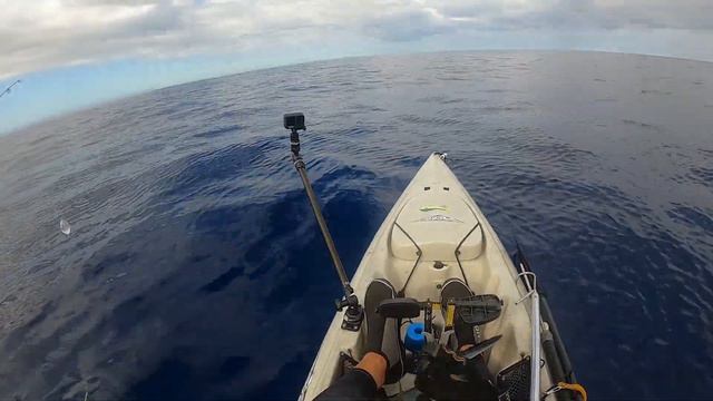 Hawaii Kayak Fishing: Unexpected catch from 650 feet down! смотреть онлайн