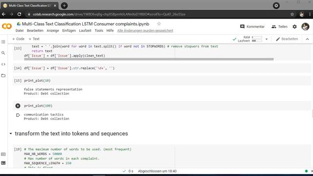 NLP - Multi-Class Text Classification with LSTM with Python смотреть онлайн