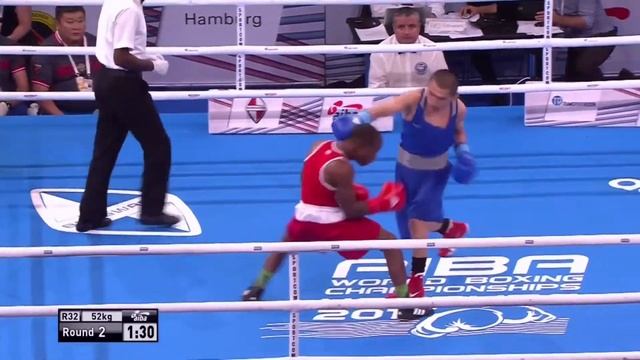 AIBA Hamburg 2017 Тамир Галанов - Джабали Бриди 52кг Preliminaries смотреть онлайн