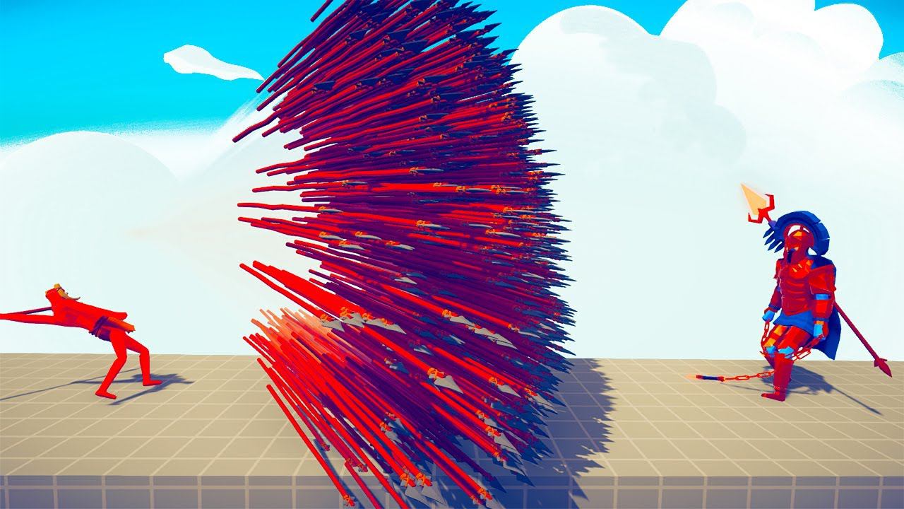 1000x OVERPOWERED SPEAR vs EVERY UNIT | TABS - Totally Accurate Battle Simulator смотреть онлайн