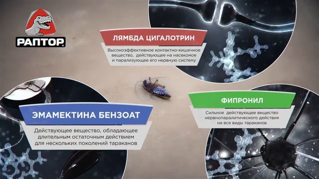 Набор ловушек РАПТОР от тараканов и муравьев смотреть онлайн