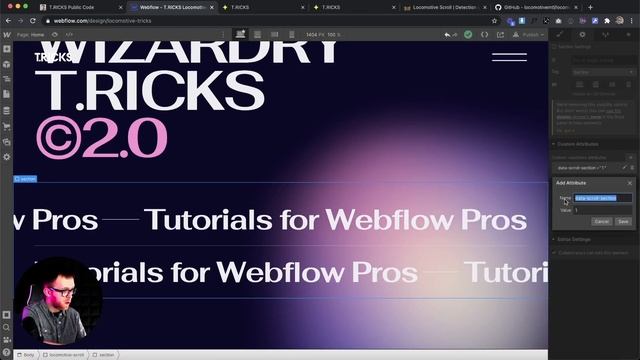Locomotive Scroll (Smooth Scrolling) In Webflow